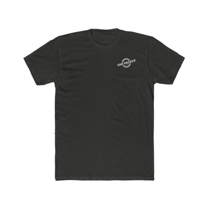 Unisex Cotton Crew Van-Packer White Logo Tee