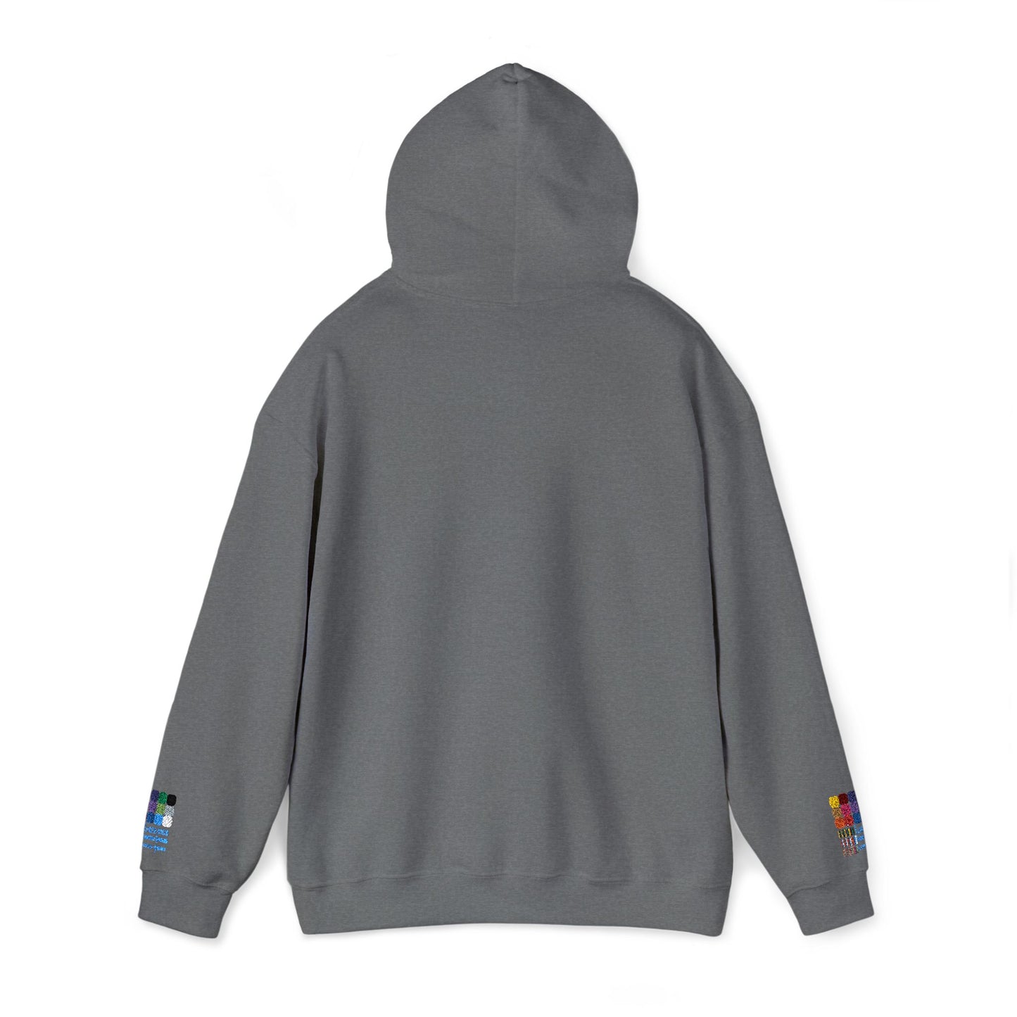 Unisex Heavy Blend™ Hooded Van-Packer White Logo Sweatshirt