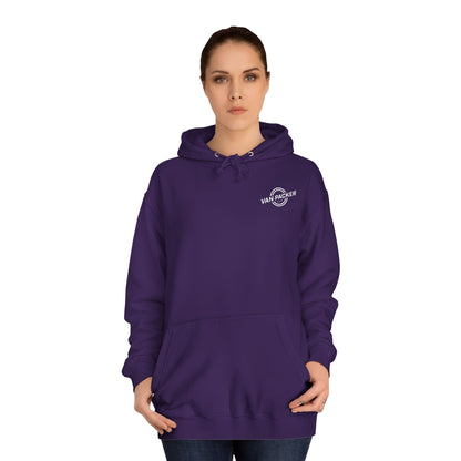 Unisex College Van-Packer White Logo Hoodie