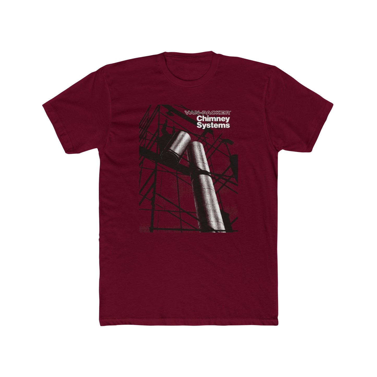Vintage Van-Packer Chimney Systems Graphic Tee Supersoft Fashion-Fit Unisex Shirt
