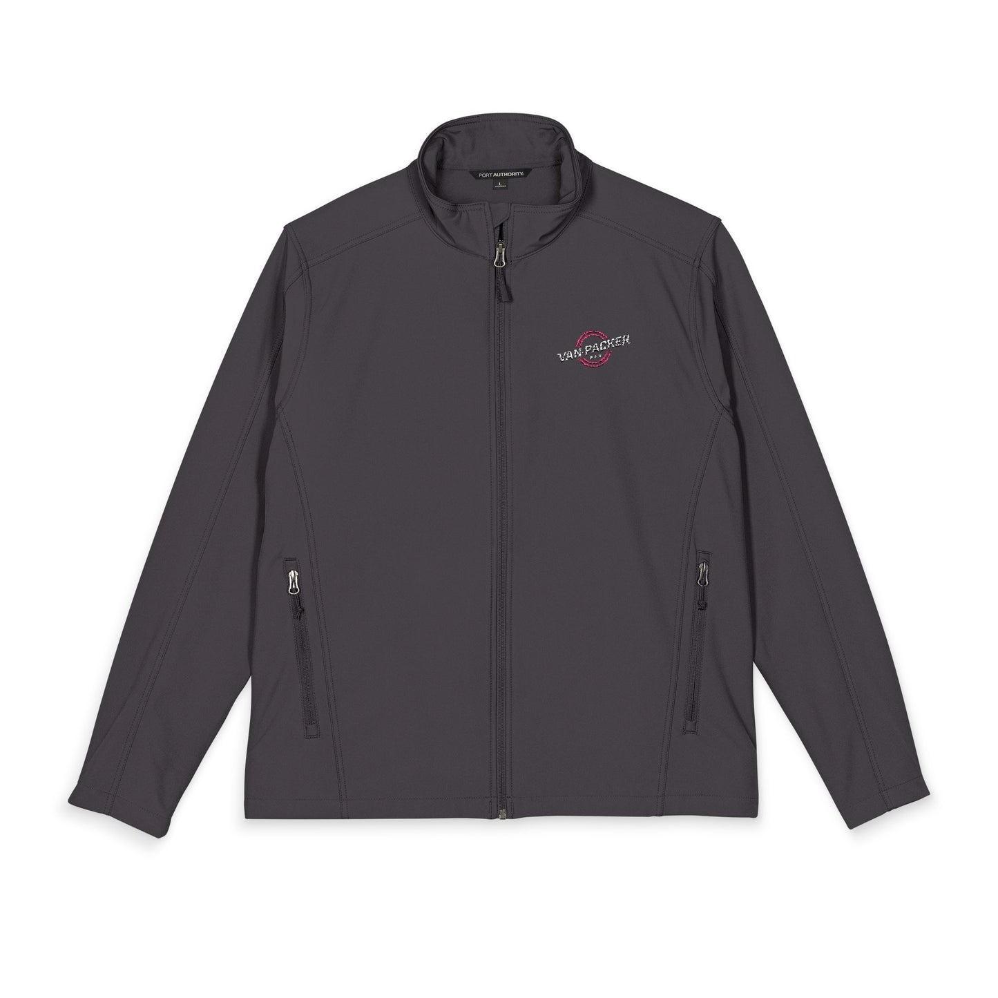 Embroidered Van-Packer Logo Soft Shell Jacket
