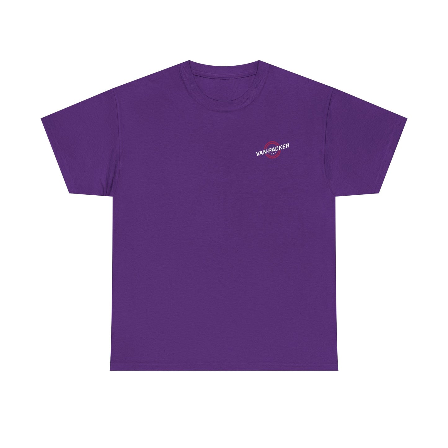 Van-Packer Logo Left Chest Made in the USA on Back T-Shirt