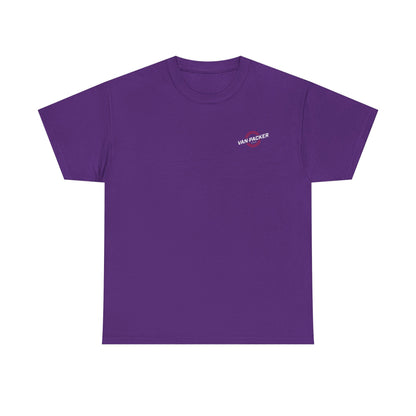 Van-Packer Logo Left Chest Made in the USA on Back T-Shirt