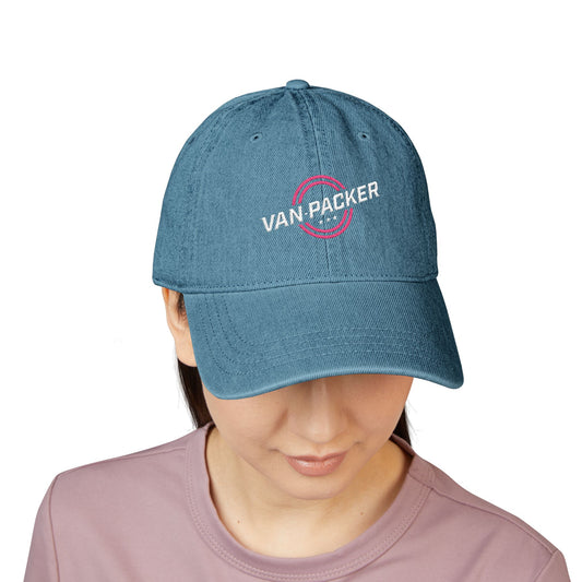 Denim Hat Van-Packer Logo