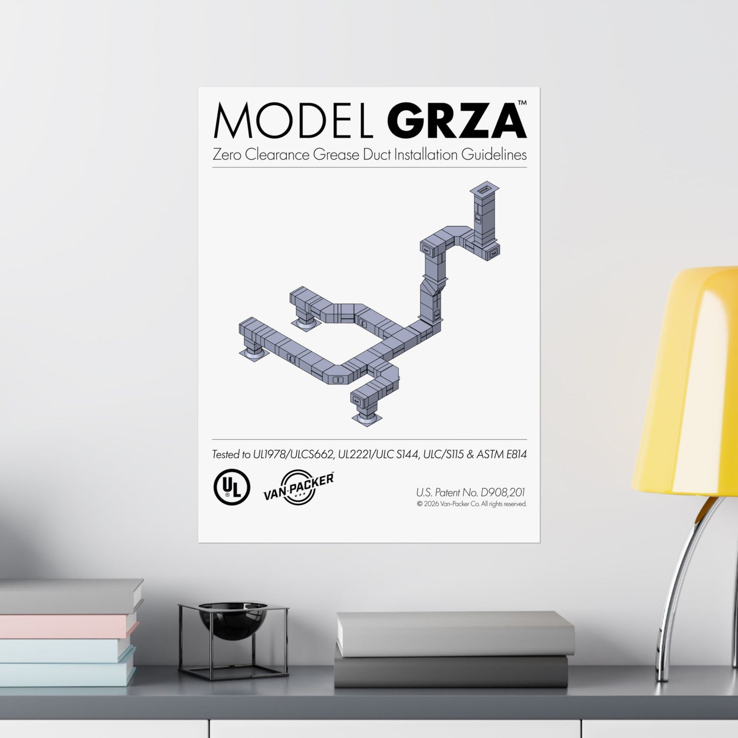 Van-Packer Model GRZA Vertical Poster
