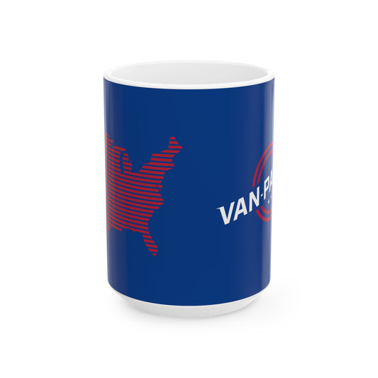 Ceramic Van-Packer USA Mug, (11oz, 15oz)