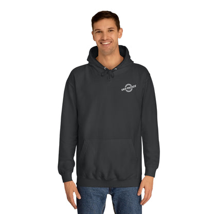 Unisex College Van-Packer White Logo Hoodie