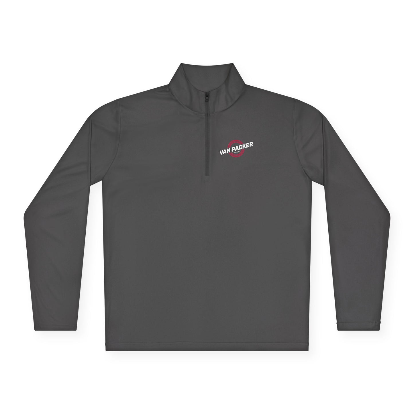 Lightweight Unisex Quarter-Zip Pullover Van-Packer Small Chest Logo