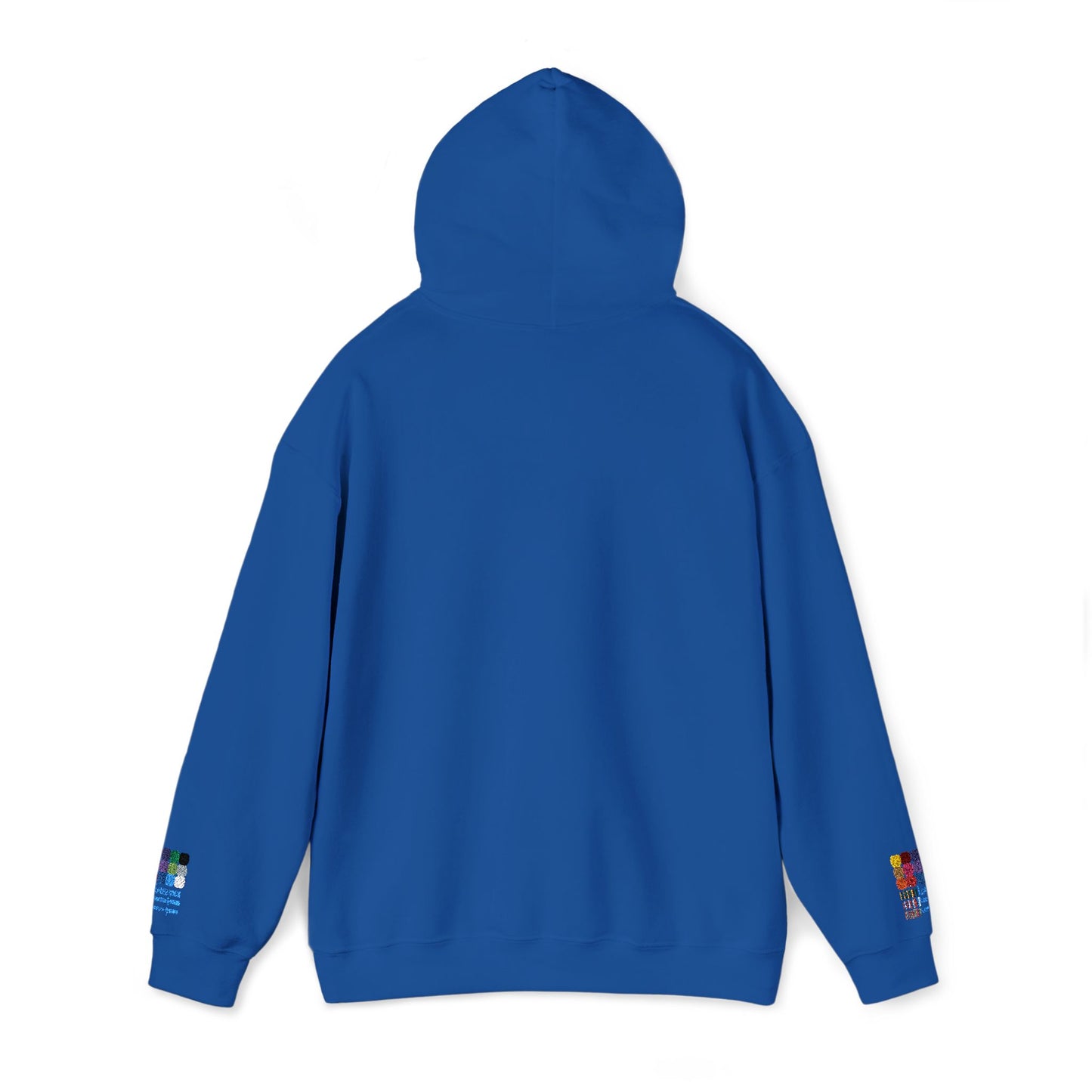 Unisex Heavy Blend™ Hooded Van-Packer White Logo Sweatshirt