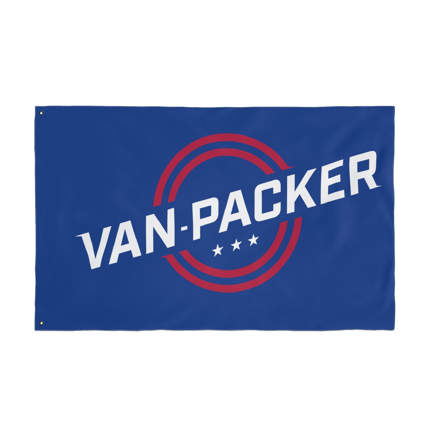 Double Sided Van-Packer Logo Flag