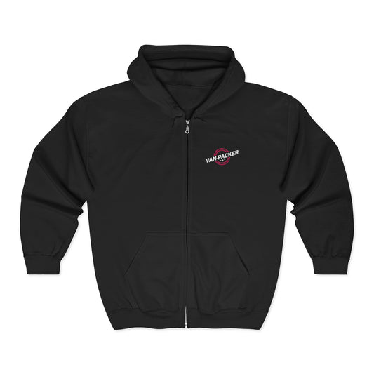 Unisex Heavy Blend™ Full Zip Hooded Van-Packer Sweatshirt
