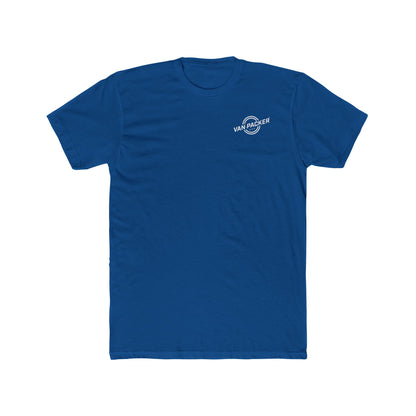 Unisex Cotton Crew Van-Packer White Logo Tee
